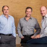 Gelvenor Chief Executive, Dicky Coetzee, Jacobs Capital director Leon Raubenheimer & Jacobs Capital CEO Wessel Jacobs (med res)